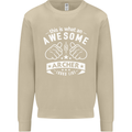 An Awesome Archer Looks Like Archery Mens Sweatshirt Jumper Sand