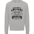 An Awesome Archer Looks Like Archery Mens Sweatshirt Jumper Sports Grey