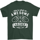 An Awesome Archer Looks Like Archery Mens T-Shirt Cotton Gildan Forest Green