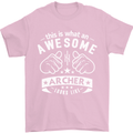 An Awesome Archer Looks Like Archery Mens T-Shirt Cotton Gildan Light Pink