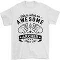 An Awesome Archer Looks Like Archery Mens T-Shirt Cotton Gildan White