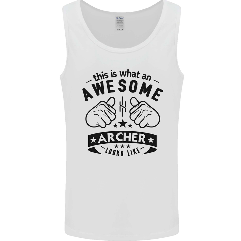An Awesome Archer Looks Like Archery Mens Vest Tank Top White