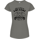 An Awesome Archer Looks Like Archery Womens Petite Cut T-Shirt Charcoal