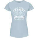 An Awesome Archer Looks Like Archery Womens Petite Cut T-Shirt Light Blue