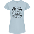 An Awesome Archer Looks Like Archery Womens Petite Cut T-Shirt Light Blue