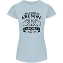 An Awesome Archer Looks Like Archery Womens Petite Cut T-Shirt Light Blue