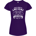 An Awesome Archer Looks Like Archery Womens Petite Cut T-Shirt Purple
