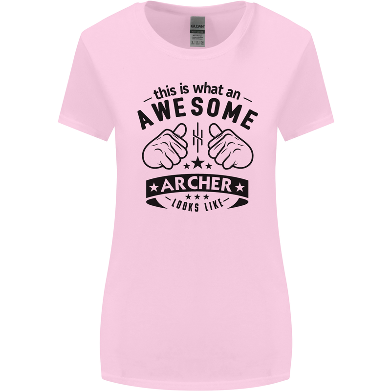 An Awesome Archer Looks Like Archery Womens Wider Cut T-Shirt Light Pink