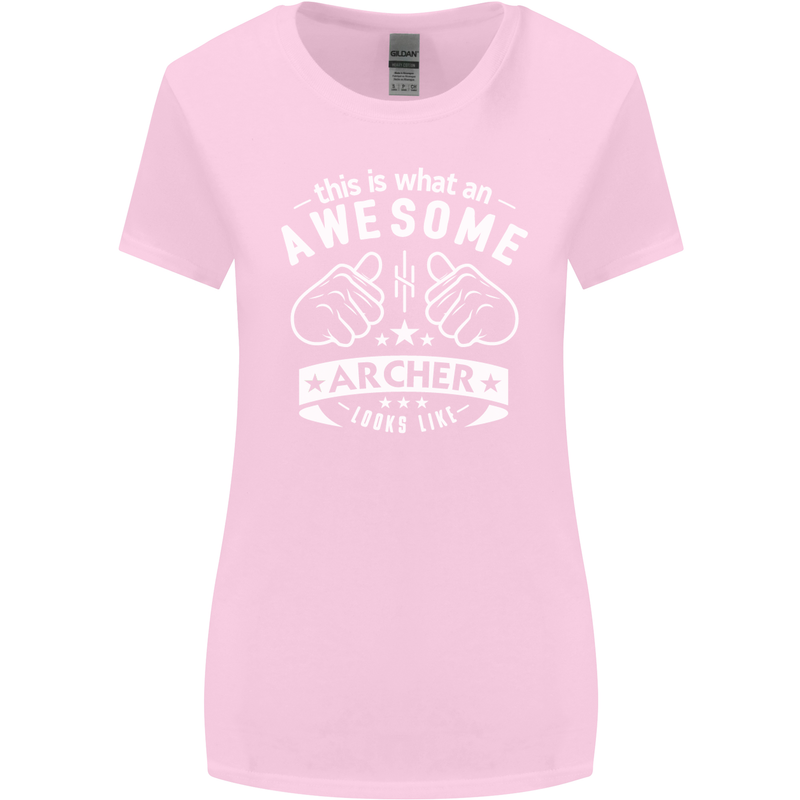 An Awesome Archer Looks Like Archery Womens Wider Cut T-Shirt Light Pink