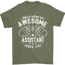 An Awesome Assistant Looks Like Mens T-Shirt Cotton Gildan Military Green