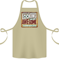 An Awesome Badminton Cotton Apron 100% Organic Khaki