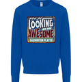 An Awesome Badminton Kids Sweatshirt Jumper Royal Blue
