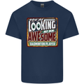 An Awesome Badminton Kids T-Shirt Childrens Navy Blue