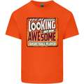 An Awesome Basketball Player Kids T-Shirt Childrens Orange