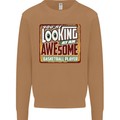 An Awesome Basketball Player Mens Sweatshirt Jumper Caramel Latte