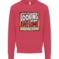 An Awesome Basketball Player Mens Sweatshirt Jumper Heliconia