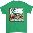 An Awesome Basketball Player Mens T-Shirt Cotton Gildan Irish Green