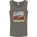 An Awesome Basketball Player Mens Vest Tank Top Charcoal