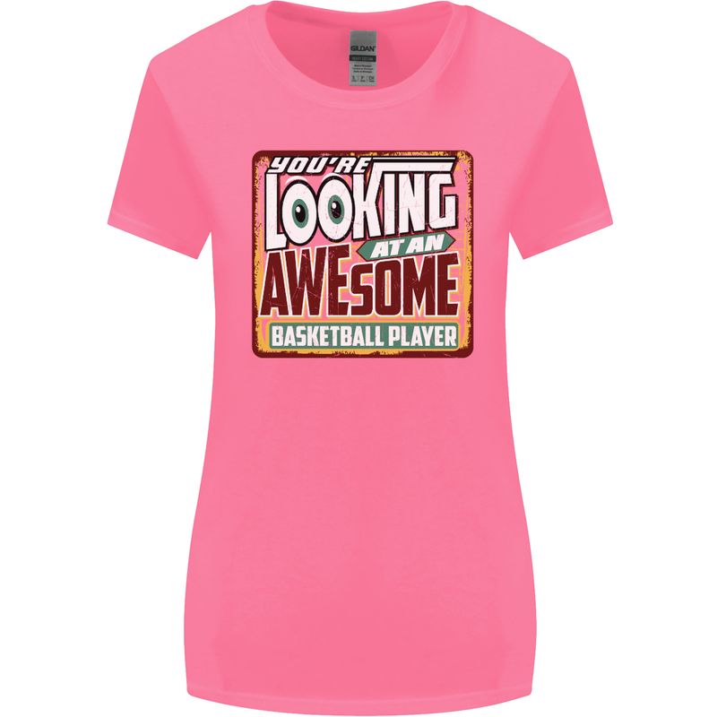 An Awesome Basketball Player Womens Wider Cut T-Shirt Azalea