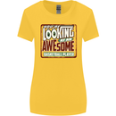An Awesome Basketball Player Womens Wider Cut T-Shirt Yellow
