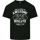 An Awesome Bricklayer Looks Like Mens Cotton T-Shirt Tee Top Black