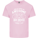 An Awesome Bus Driver Looks Like Mens Cotton T-Shirt Tee Top Light Pink