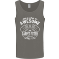An Awesome Carpet Fitter Looks Like Mens Vest Tank Top Charcoal