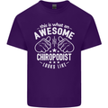 An Awesome Chiropodist Looks Like Mens Cotton T-Shirt Tee Top Purple