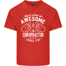 An Awesome Chiropractor Looks Like Mens Cotton T-Shirt Tee Top Red