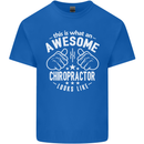 An Awesome Chiropractor Looks Like Mens Cotton T-Shirt Tee Top Royal Blue