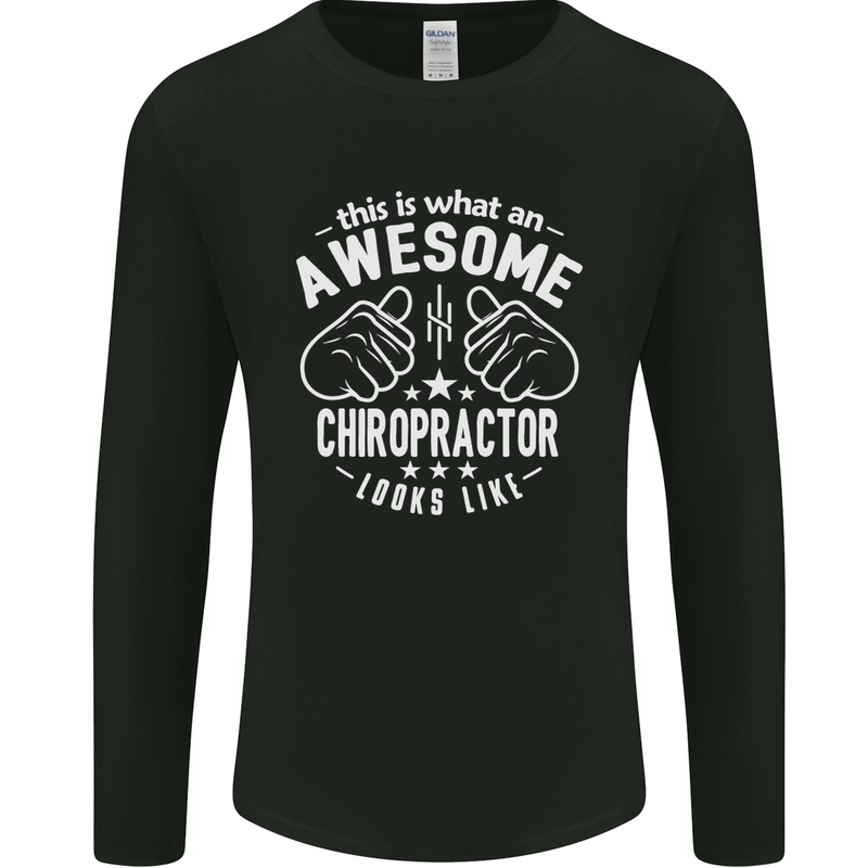 An Awesome Chiropractor Looks Like Mens Long Sleeve T-Shirt Black