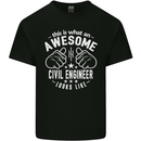 An Awesome Civil Engineer Looks Like Mens Cotton T-Shirt Tee Top Black