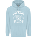 An Awesome Coach Looks Like Golf Tennis Childrens Kids Hoodie Light Blue