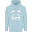 An Awesome Coach Looks Like Golf Tennis Childrens Kids Hoodie Light Blue