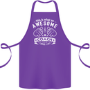 An Awesome Coach Looks Like Golf Tennis Cotton Apron 100% Organic Purple