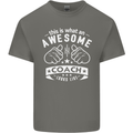 An Awesome Coach Looks Like Golf Tennis Kids T-Shirt Childrens Charcoal