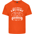 An Awesome Coach Looks Like Golf Tennis Kids T-Shirt Childrens Orange