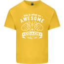 An Awesome Coach Looks Like Golf Tennis Kids T-Shirt Childrens Yellow
