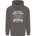 An Awesome Coach Looks Like Golf Tennis Mens 80% Cotton Hoodie Charcoal