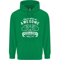 An Awesome Coach Looks Like Golf Tennis Mens 80% Cotton Hoodie Irish Green