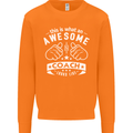 An Awesome Coach Looks Like Golf Tennis Mens Sweatshirt Jumper Orange