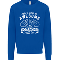An Awesome Coach Looks Like Golf Tennis Mens Sweatshirt Jumper Royal Blue