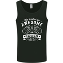 An Awesome Coach Looks Like Golf Tennis Mens Vest Tank Top Black