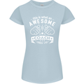 An Awesome Coach Looks Like Golf Tennis Womens Petite Cut T-Shirt Light Blue