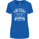 An Awesome Coach Looks Like Golf Tennis Womens Wider Cut T-Shirt Royal Blue