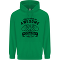 An Awesome Coach Looks Like Rugby Football Childrens Kids Hoodie Irish Green