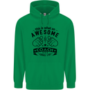 An Awesome Coach Looks Like Rugby Football Childrens Kids Hoodie Irish Green