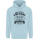 An Awesome Coach Looks Like Rugby Football Childrens Kids Hoodie Light Blue