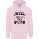 An Awesome Coach Looks Like Rugby Football Childrens Kids Hoodie Light Pink