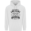 An Awesome Coach Looks Like Rugby Football Childrens Kids Hoodie White